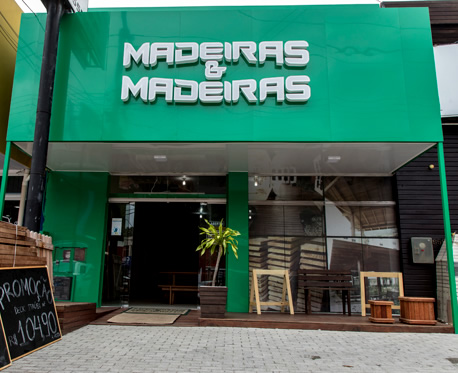 Loja Fachada Madeiras & Madeiras - Madeireira Rio tavares - Sul da Ilha - Florianópolis